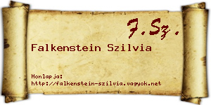 Falkenstein Szilvia névjegykártya